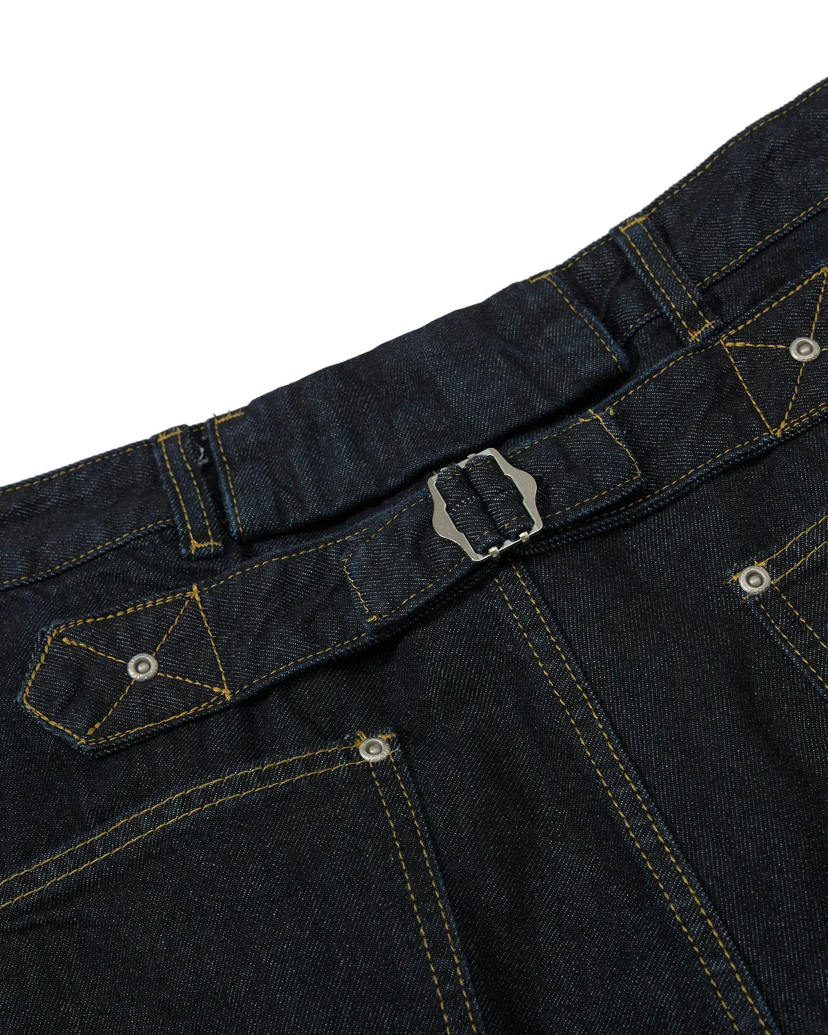 Cinch Back Cargo Jorts with Button Detail