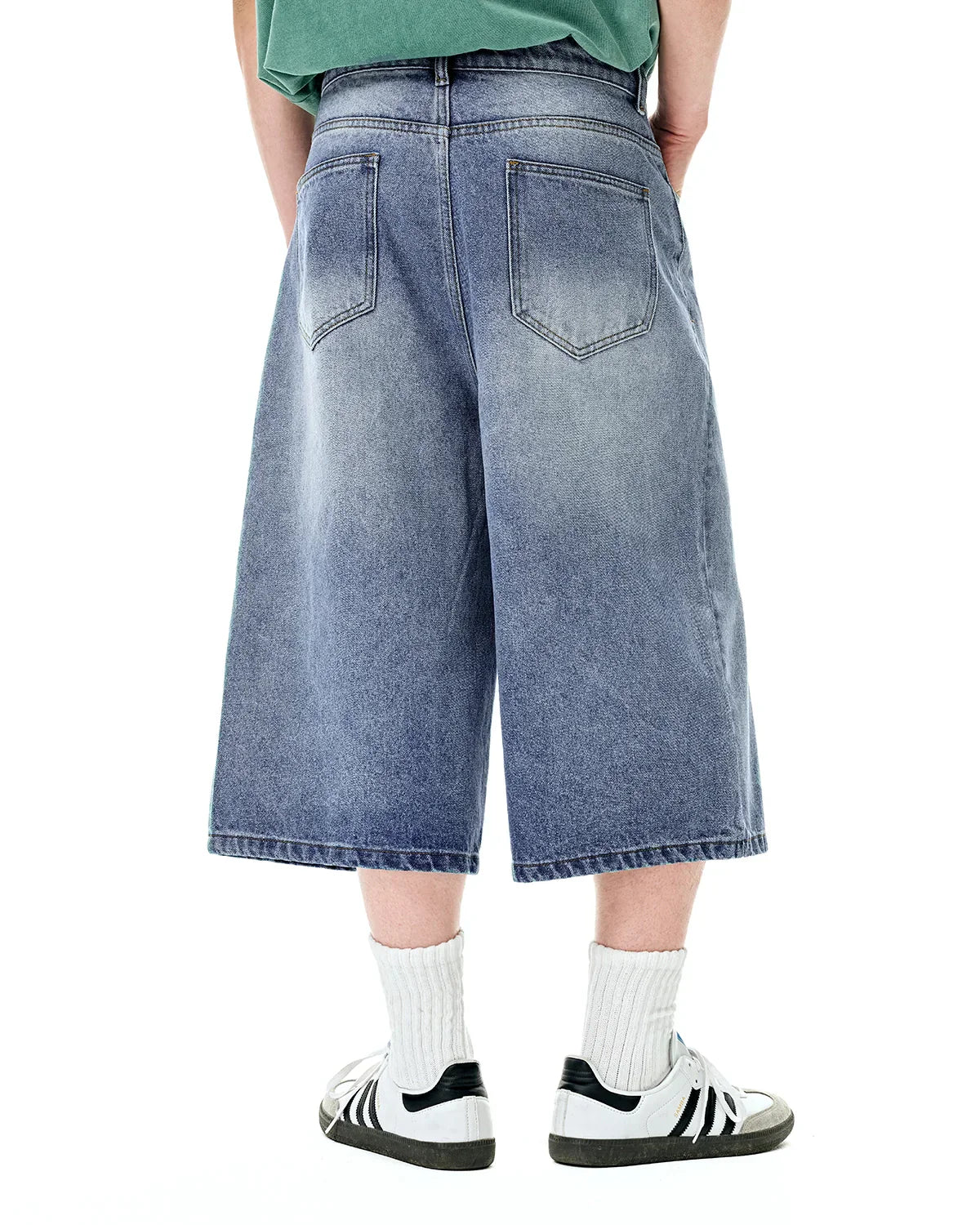 Longline Washed Baggy Jorts