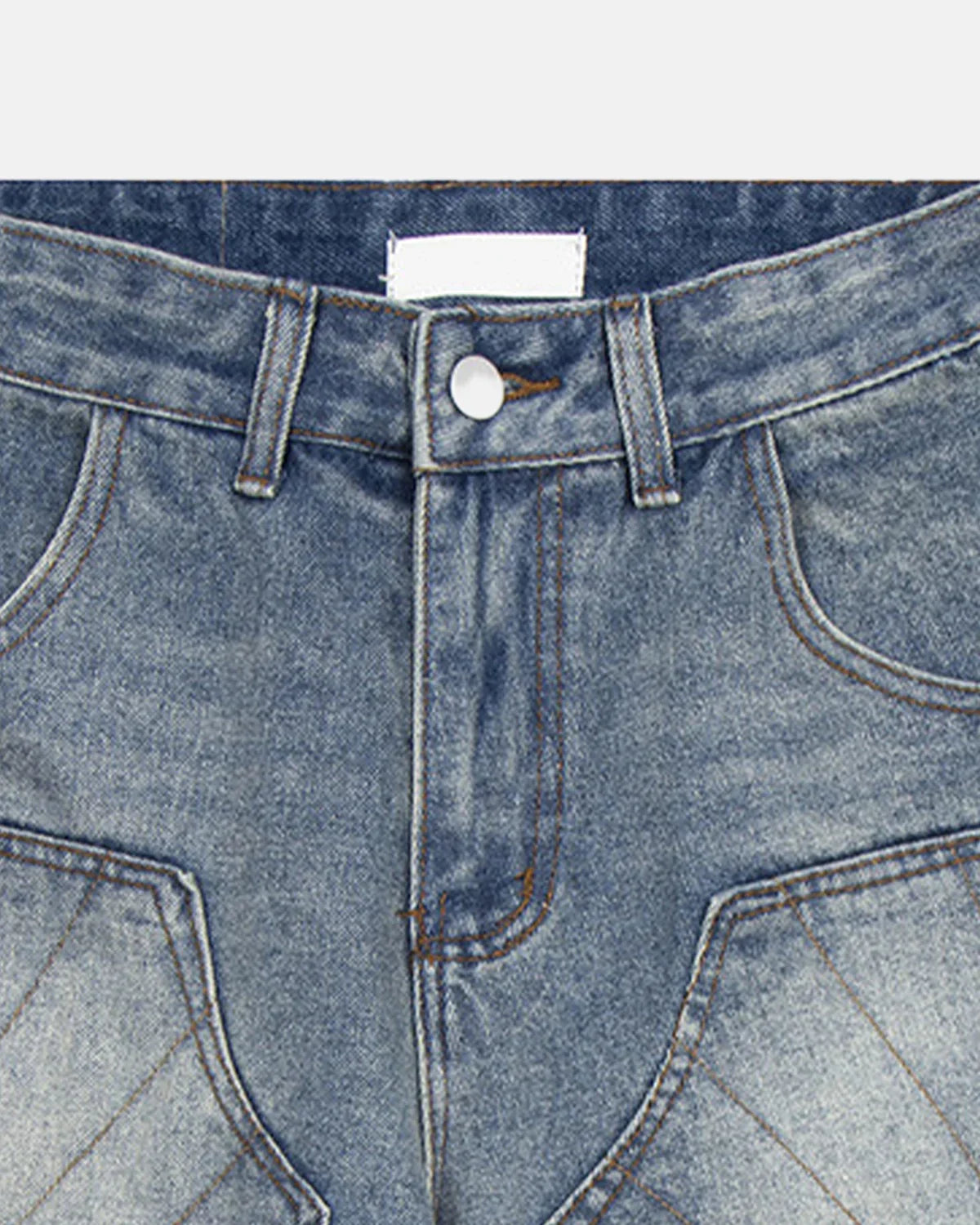 Washed Embroidered Vintage Jorts