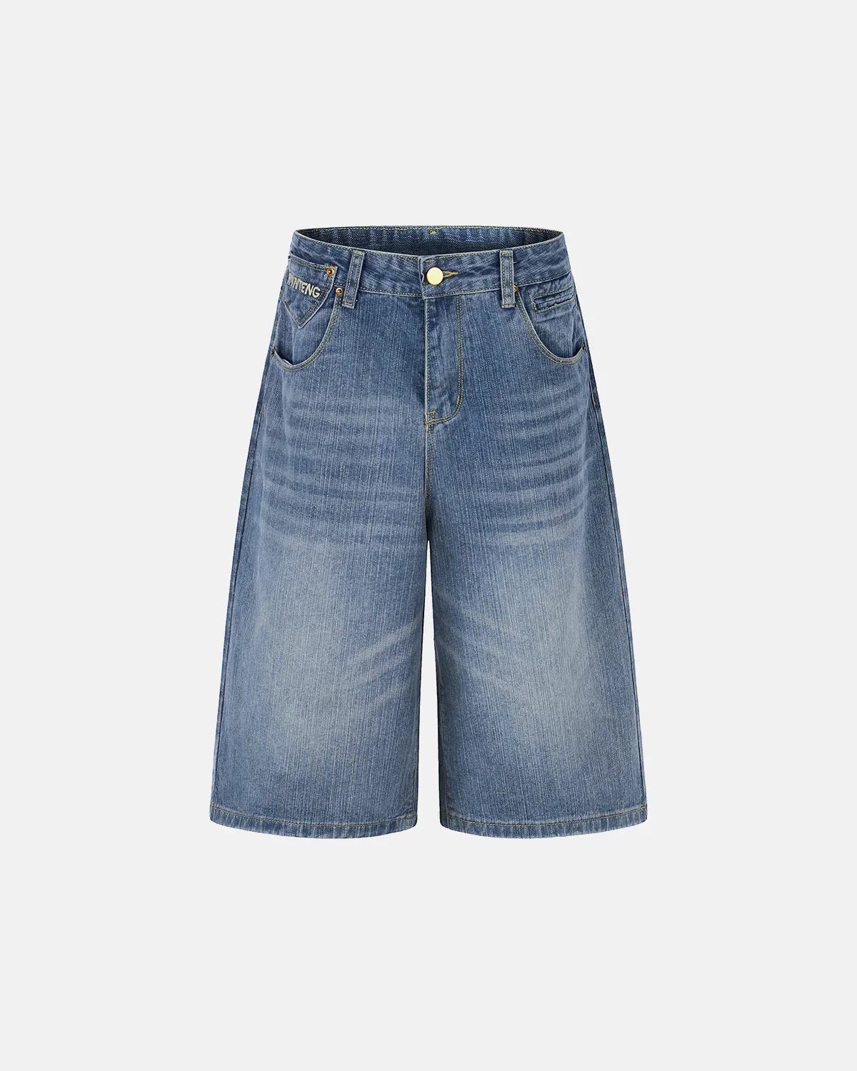 Longline Bamboo Weave Jorts with Cinch Back