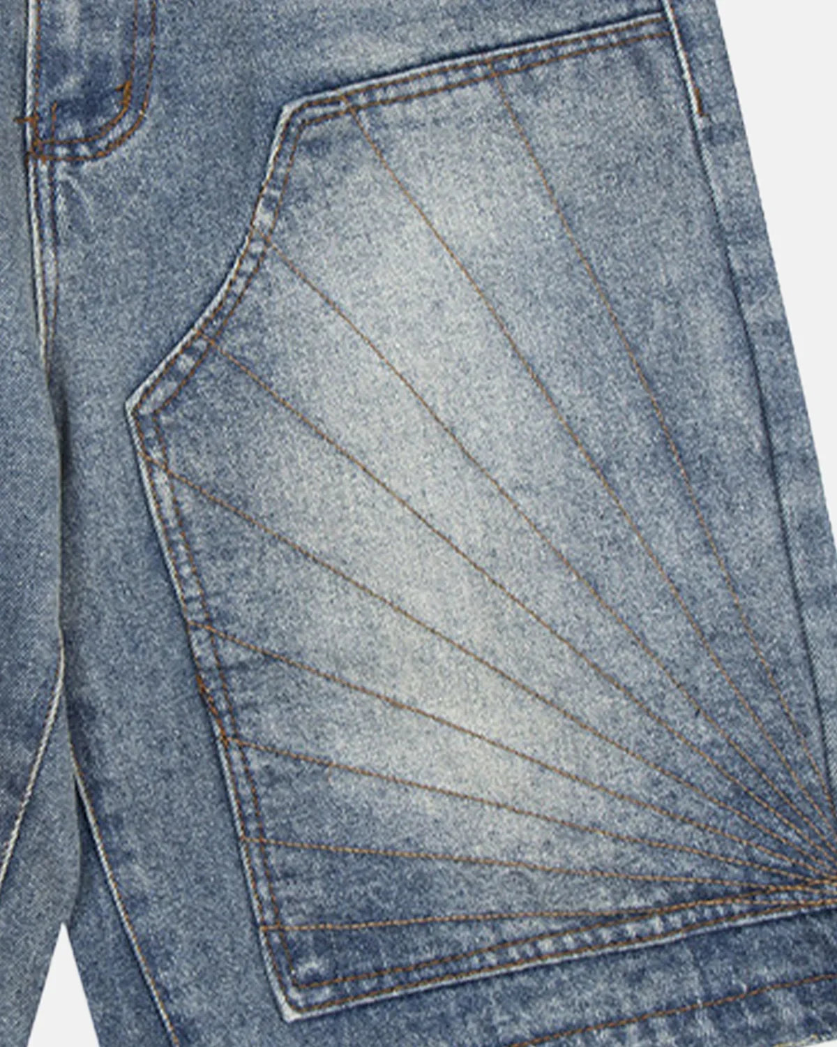 Washed Embroidered Vintage Jorts