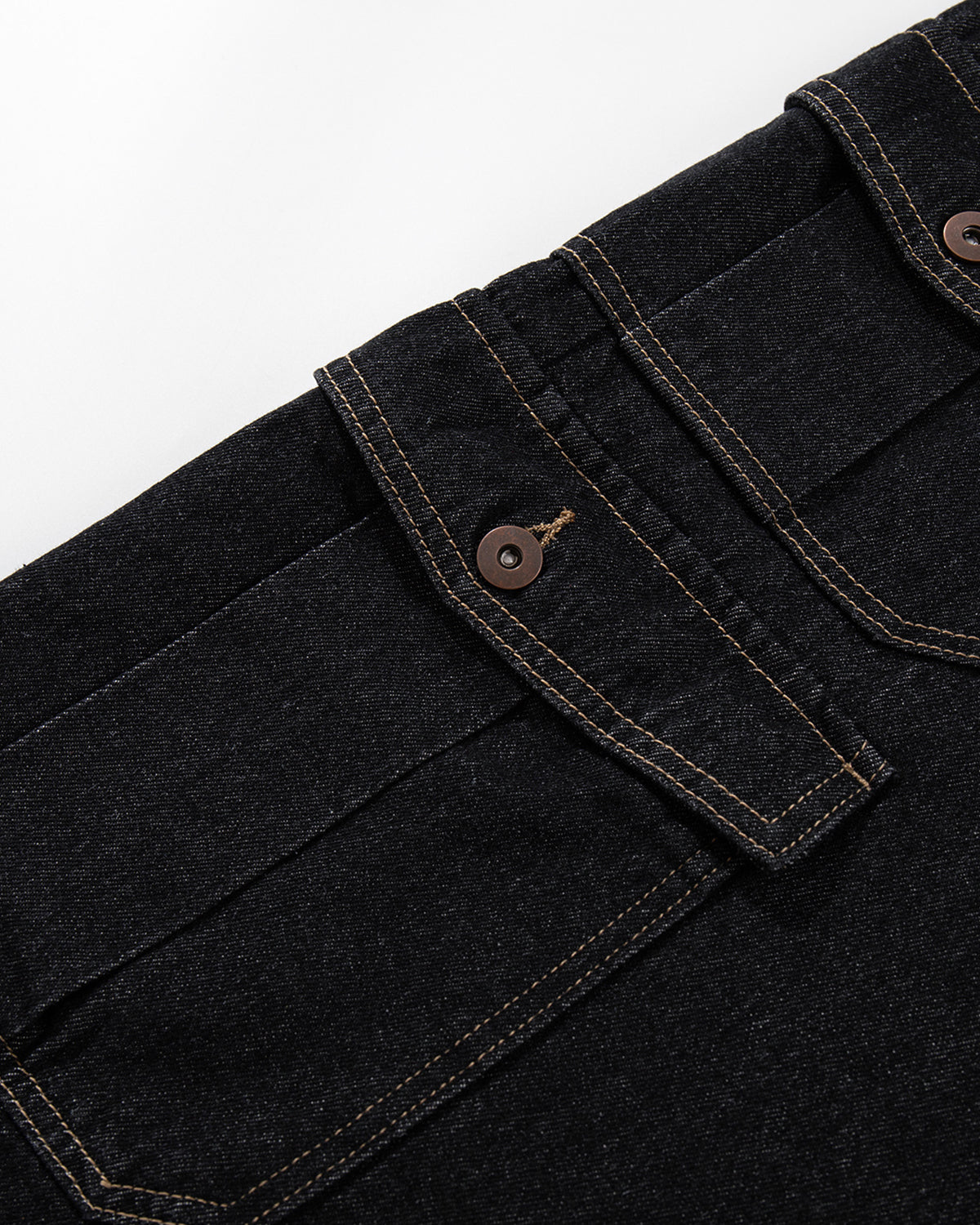 Raw Denim Cargo Jorts with Waist Tabs