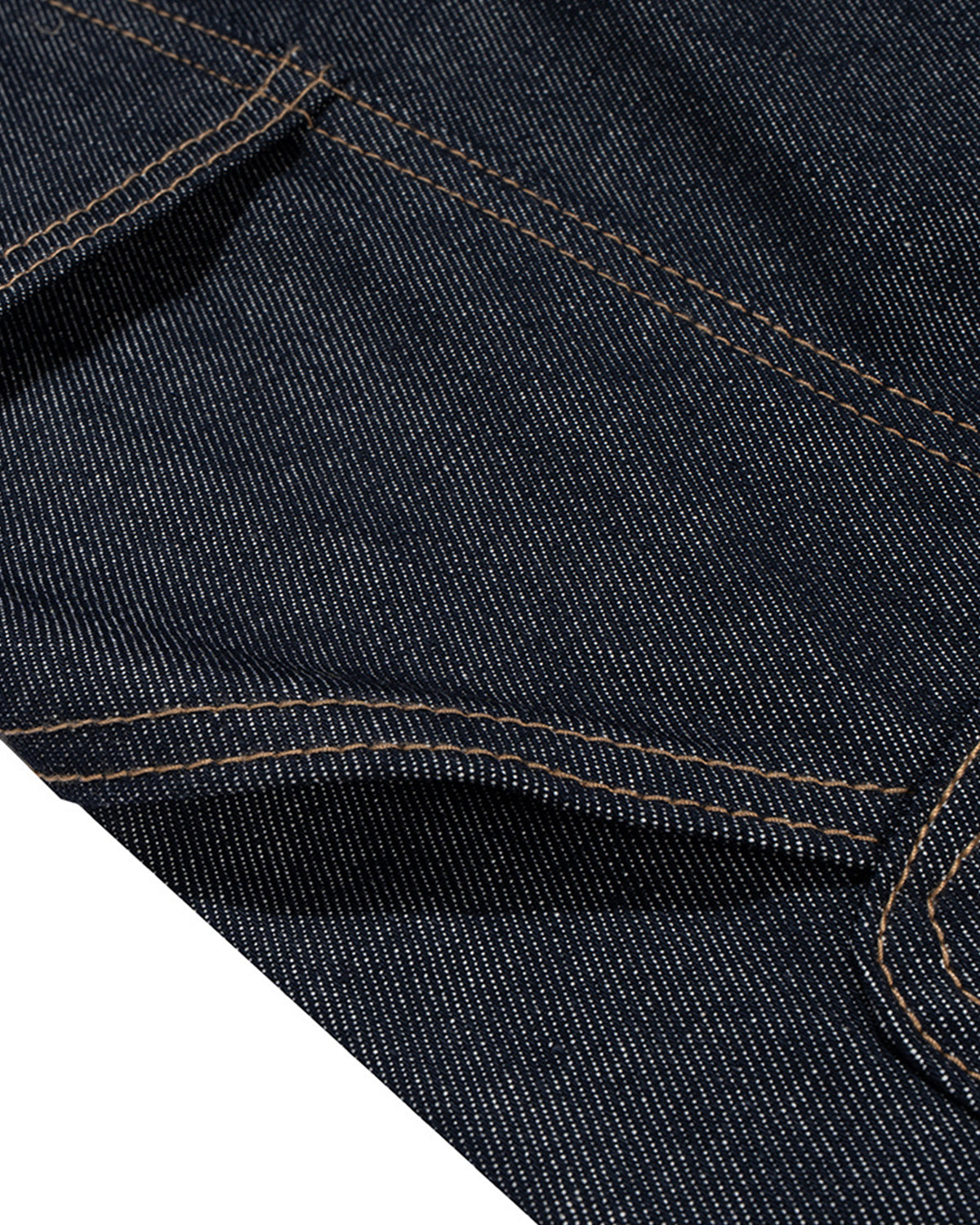 Long Raw Denim Carpenter Jorts
