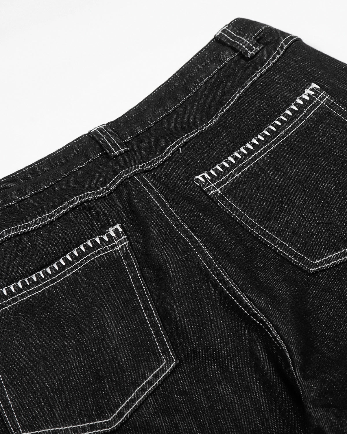 Baggy Denim Jorts with Button Fly