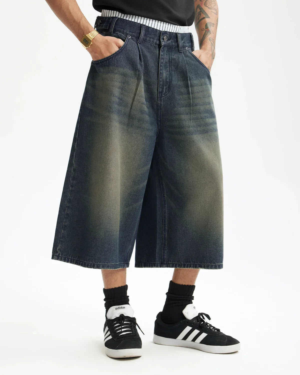 Baggy Jorts with Double Waist