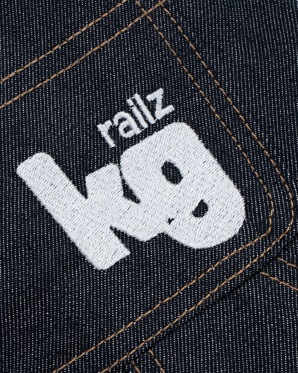 Long Raw Denim Carpenter Jorts