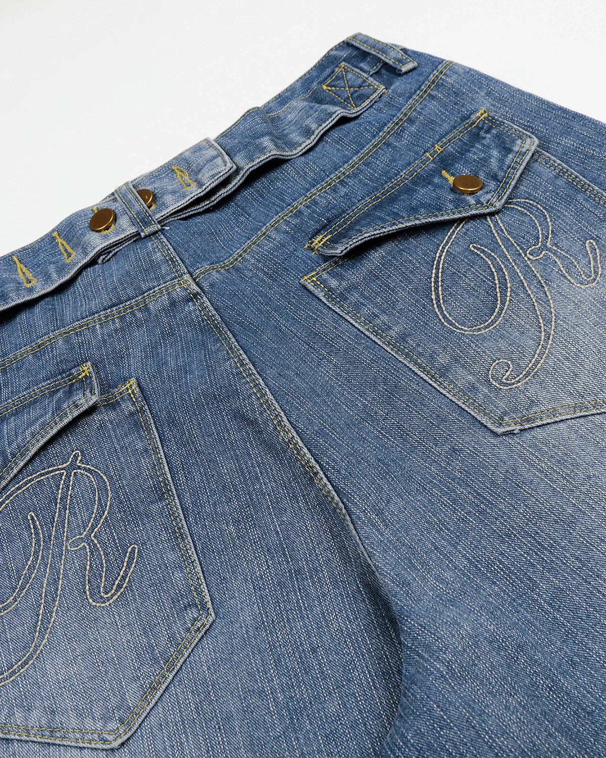 Longline Bamboo Weave Jorts with Cinch Back