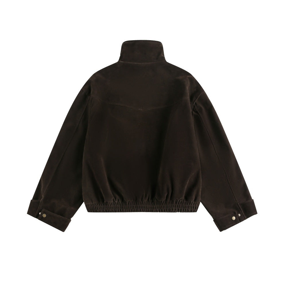 Chaqueta de corte holgado estilo punk chic sin esfuerzo