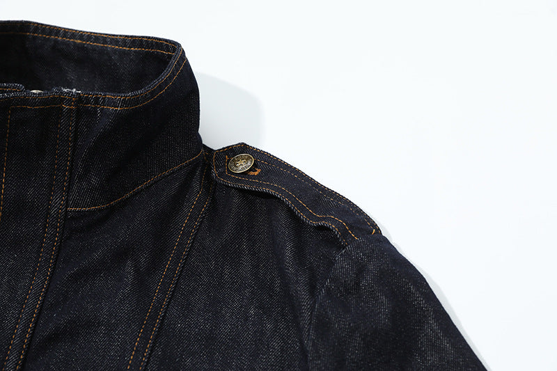 Chaqueta vaquera índigo corta
