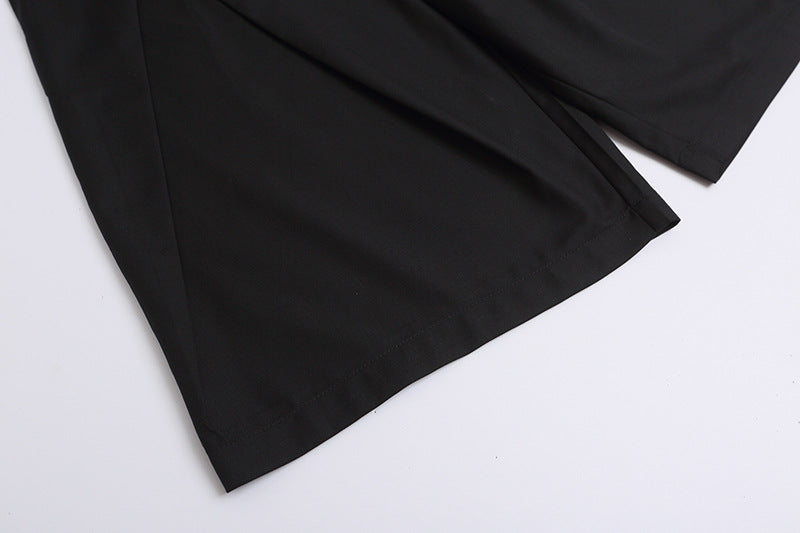 Pantalones cortos de cintura alta y pierna ancha