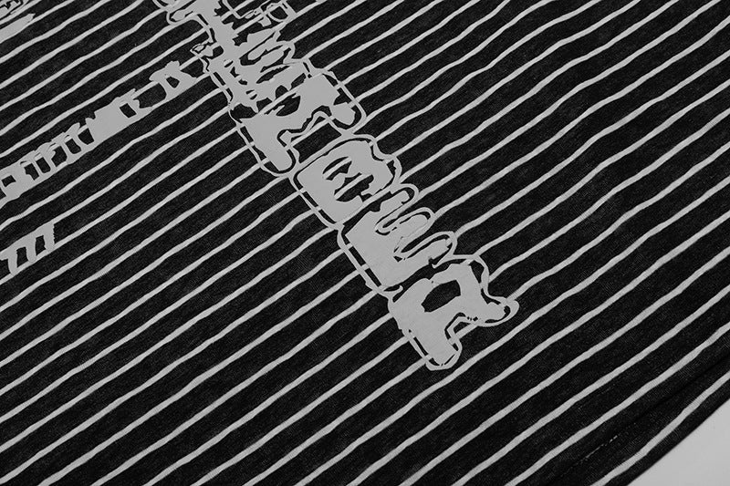 Camiseta con capucha a rayas Seventh September
