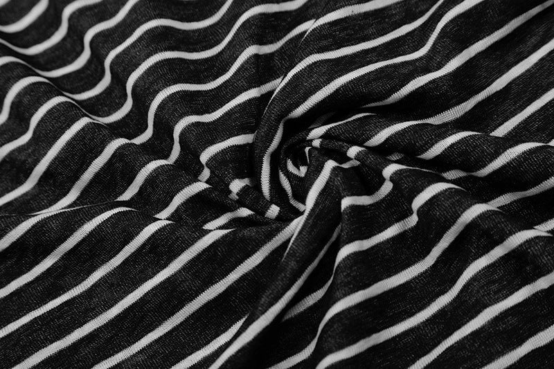 Camiseta con capucha a rayas Seventh September