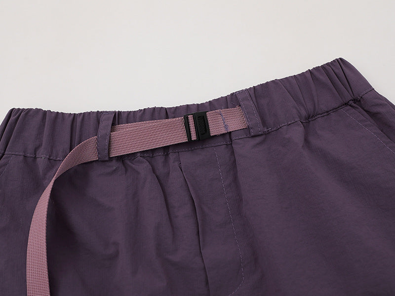 Flowy A-Line Layered Shorts