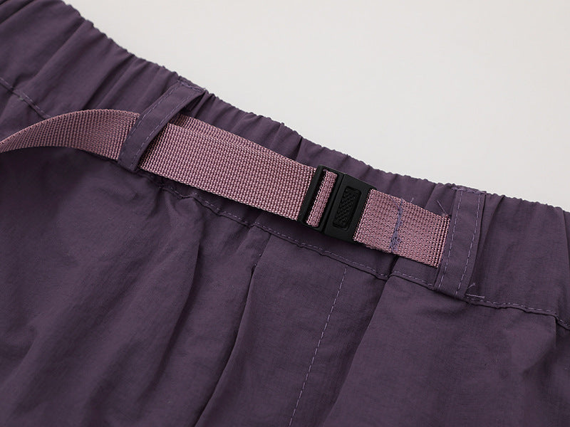 Flowy A-Line Layered Shorts
