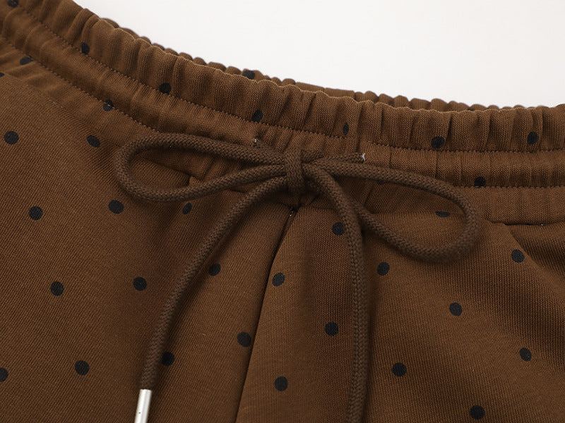Polka Dot Casual Shorts for Summer