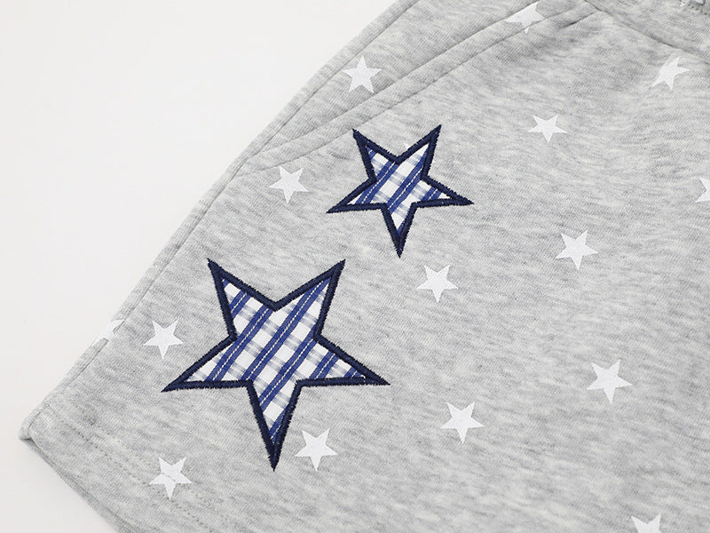 Star-Studded Casual Shorts for Women