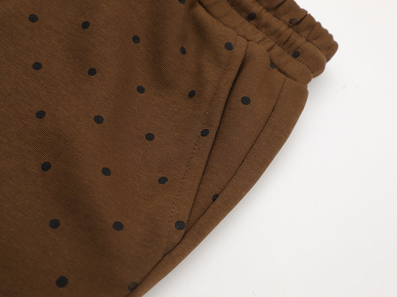Polka Dot Casual Shorts for Summer