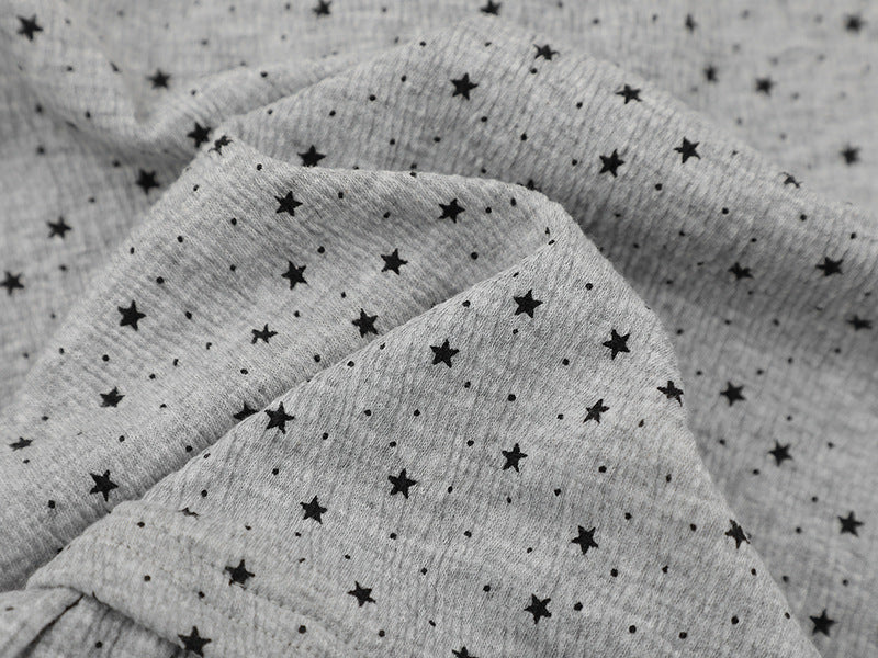 Starry Ruffled Peplum Tee