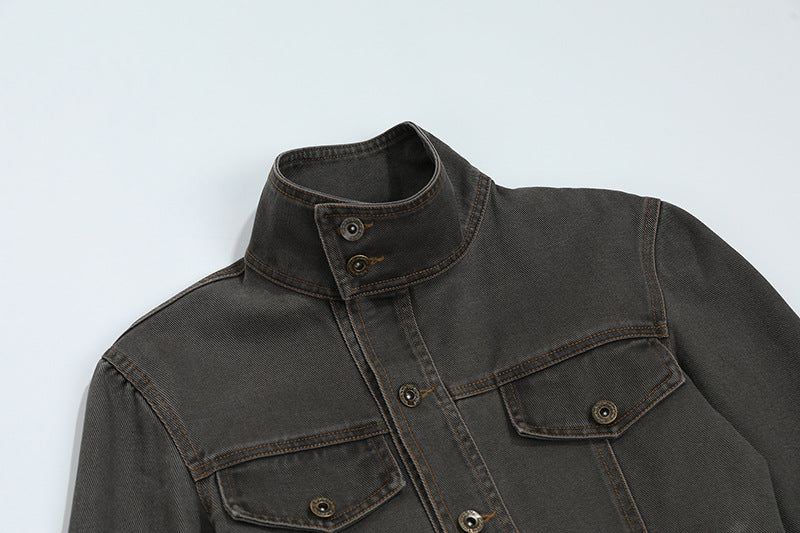 Chaqueta corta estilo retro