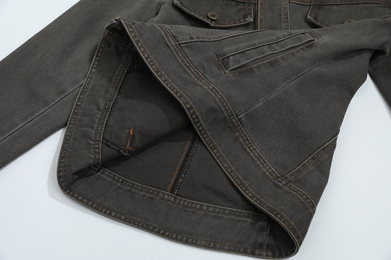 Chaqueta corta estilo retro