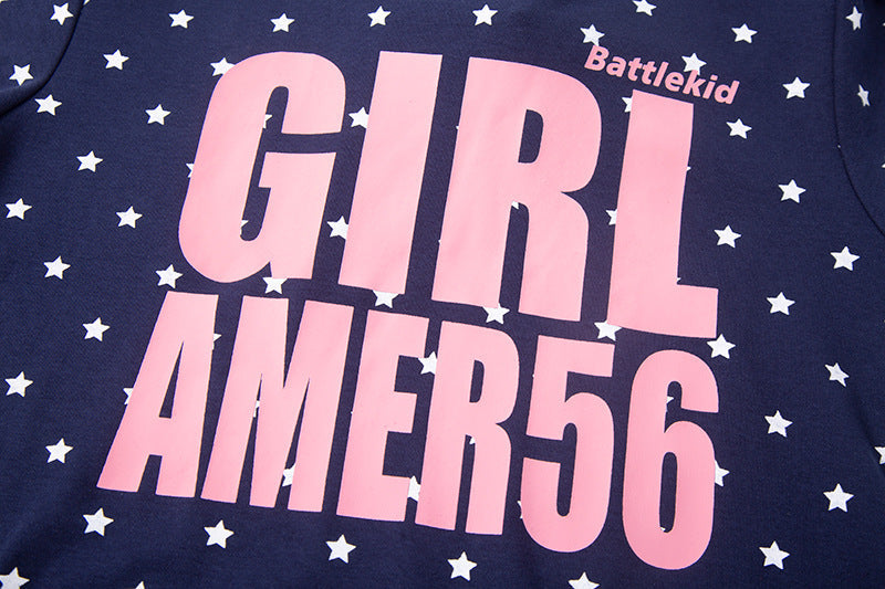 Star Print Crewneck Tee