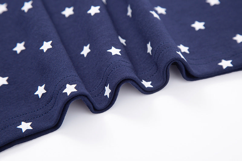 Star Print Crewneck Tee