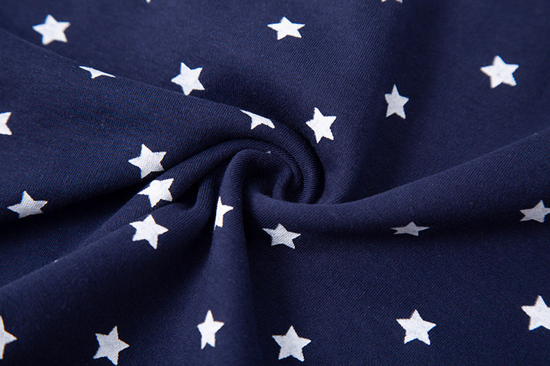 Star Print Crewneck Tee