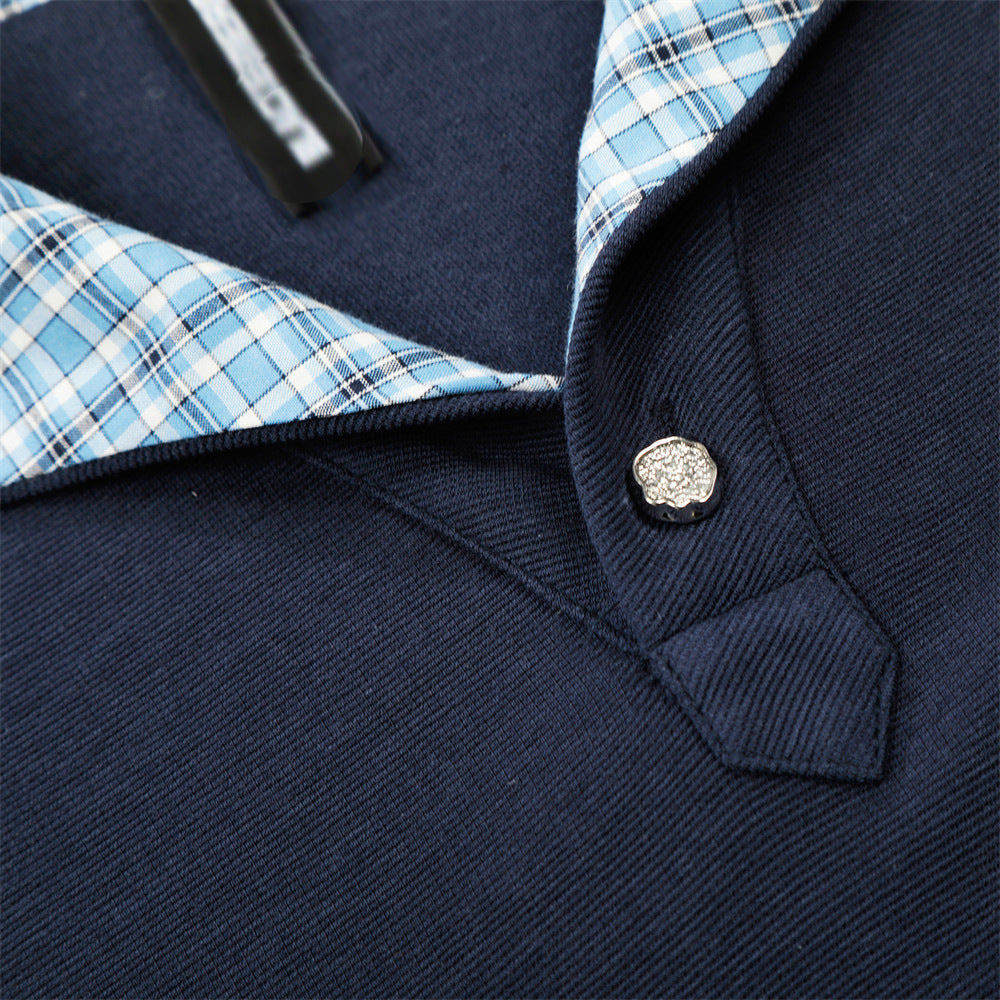 Polo para hombre con efecto doble capa