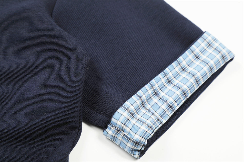 Polo para hombre con efecto doble capa