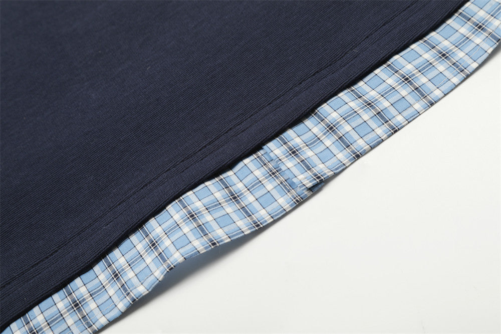 Polo para hombre con efecto doble capa