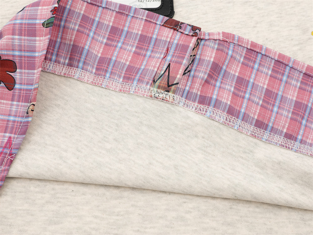 Polo de manga corta con estampado gráfico y efecto superpuesto