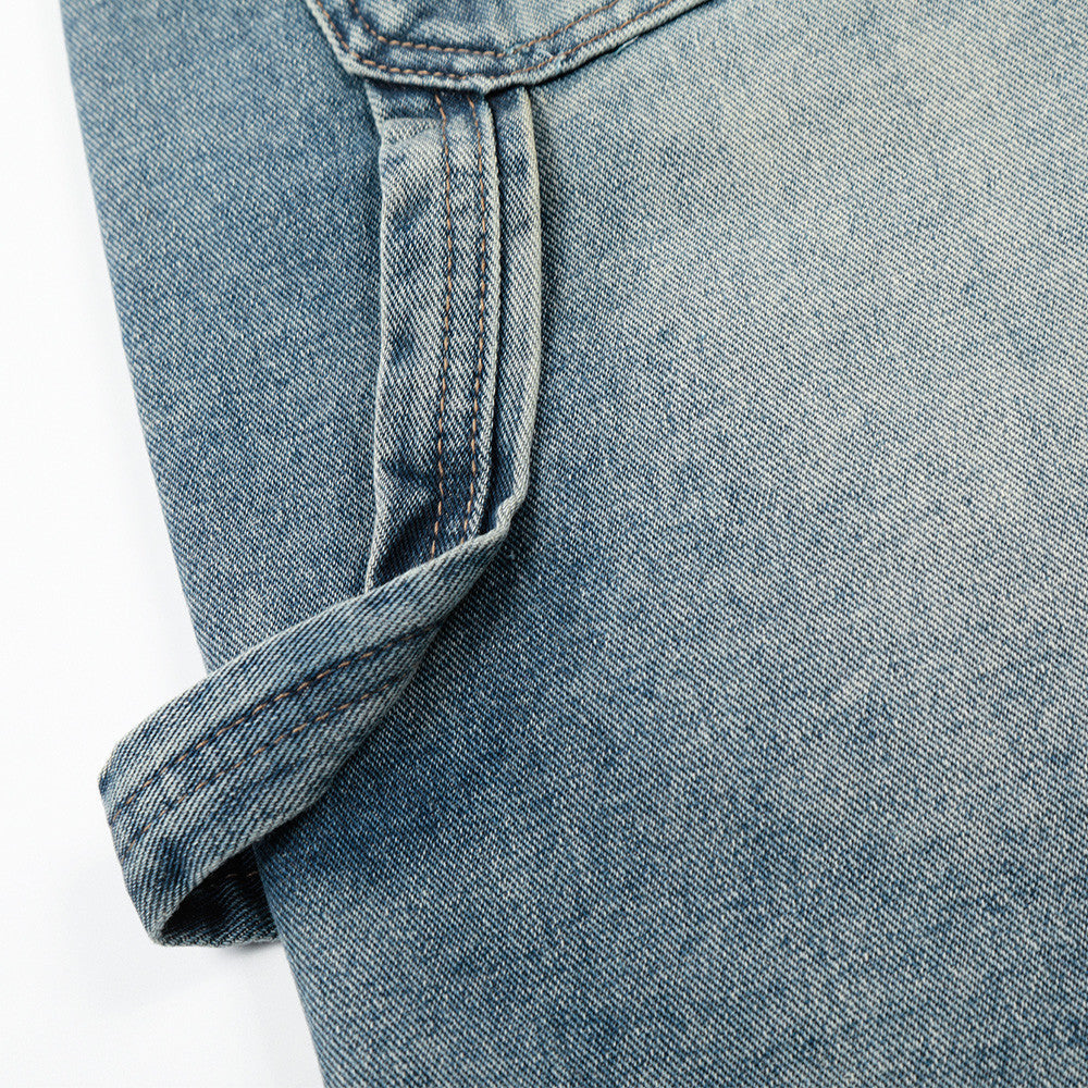 Vintage Vibe Multi-Pocket Denim Shorts