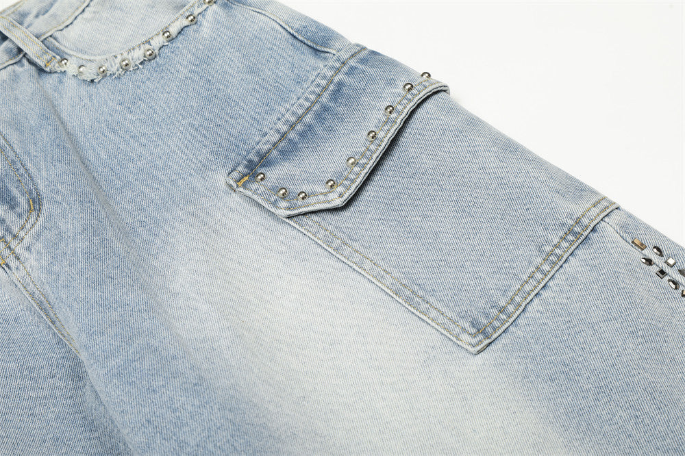 Retro High-Waisted Wide-Leg Jeans