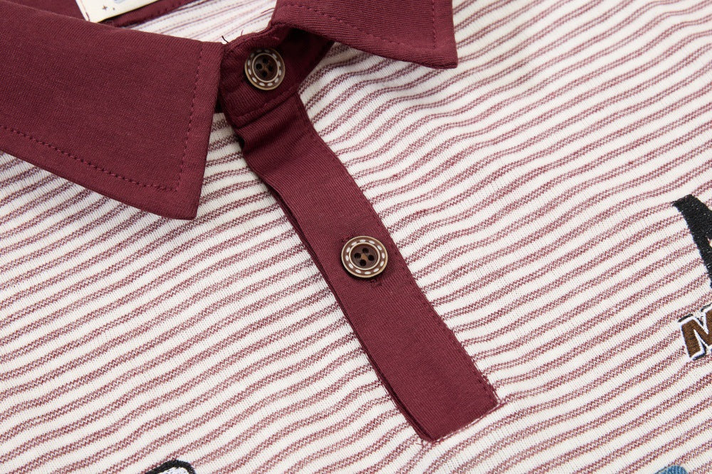 Polo a rayas "Chill Vibe"