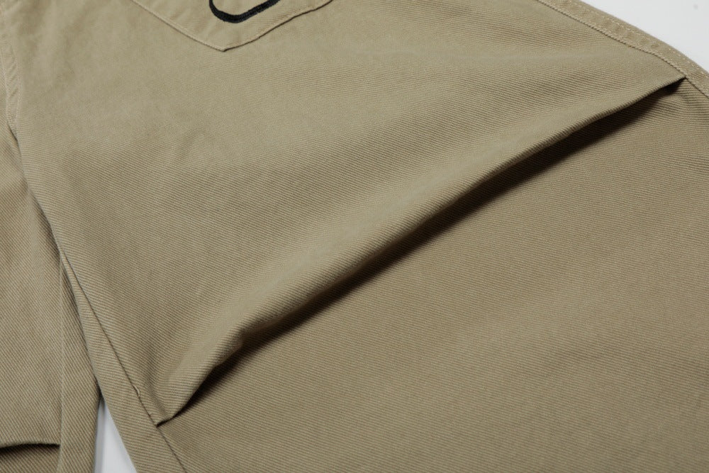 Pantalones cargo cropped de pernera ancha