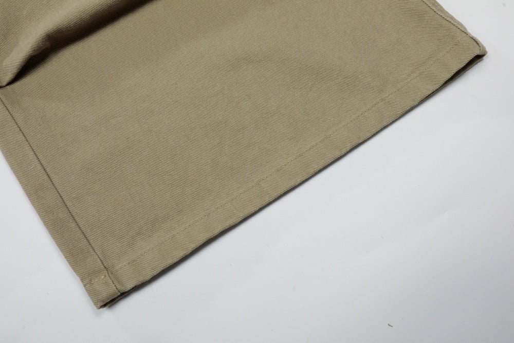 Pantalones cargo cropped de pernera ancha