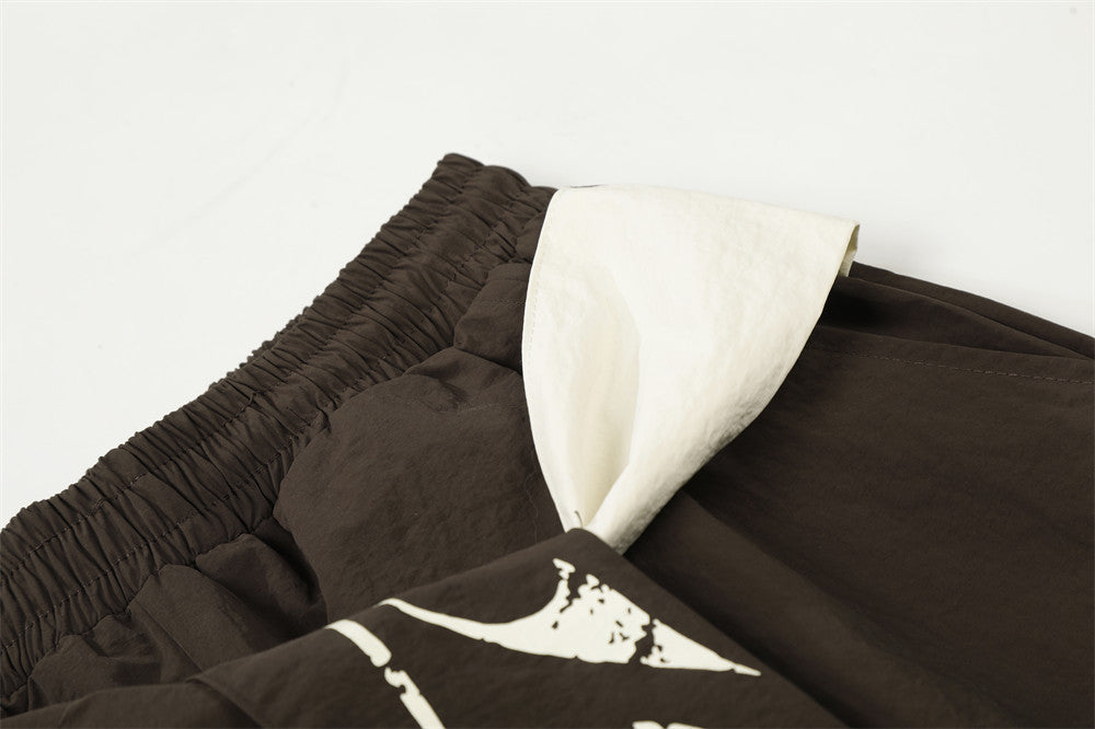 Abstract Flame Wide-Leg Pants