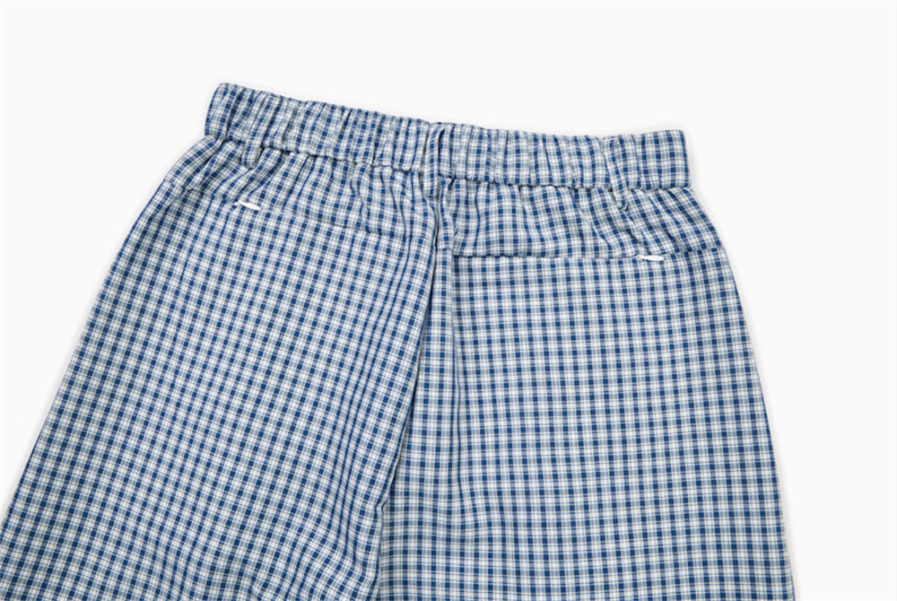 Pantalones Anchos Gingham