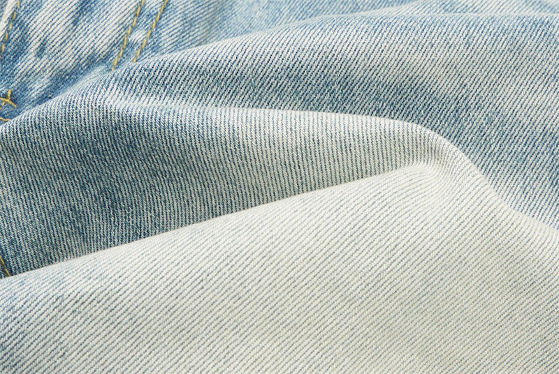 Pantalones cortos de mezclilla anchos tipo cargo