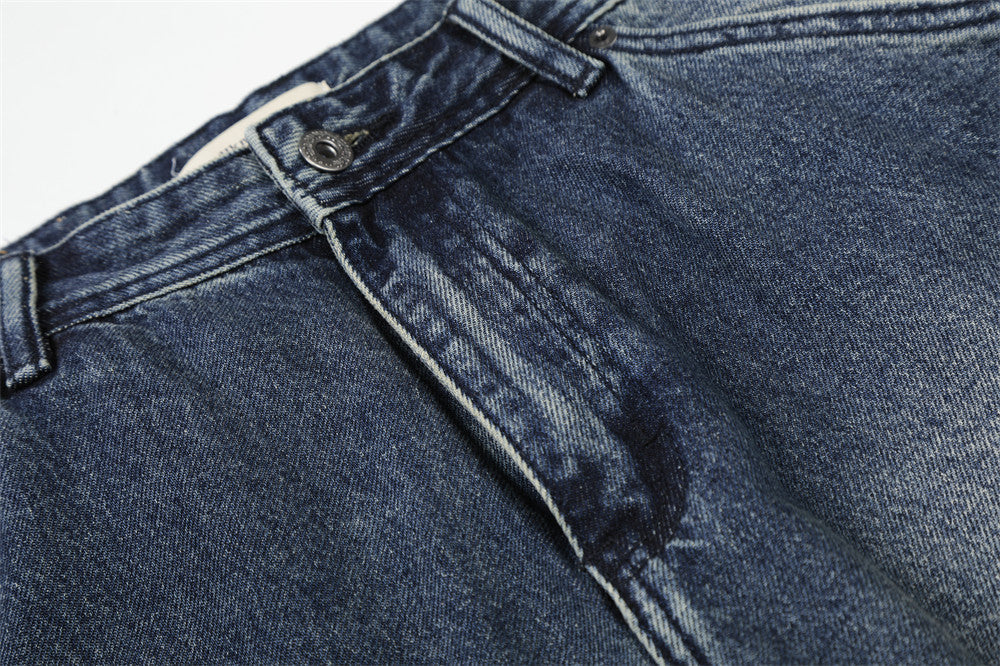Gradient Wide-Leg Denim Jeans