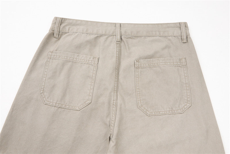 Baggy Cargo Pants - Wide-Leg Pants