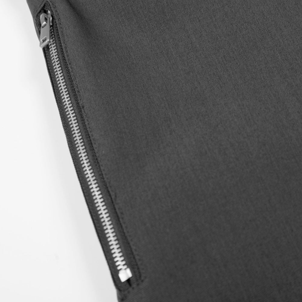 Pantalones cortos sastre de pernera ancha con detalle de cremallera