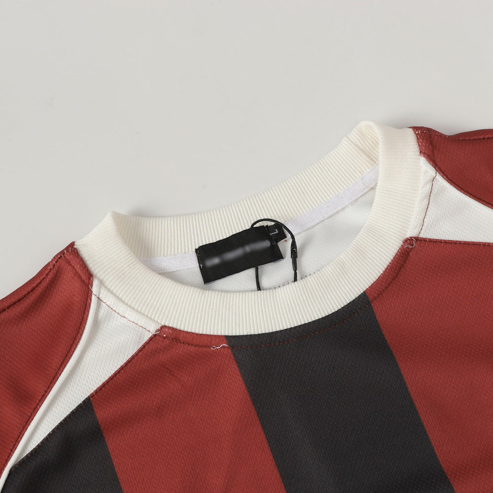 Bold Striped Oversized Tee