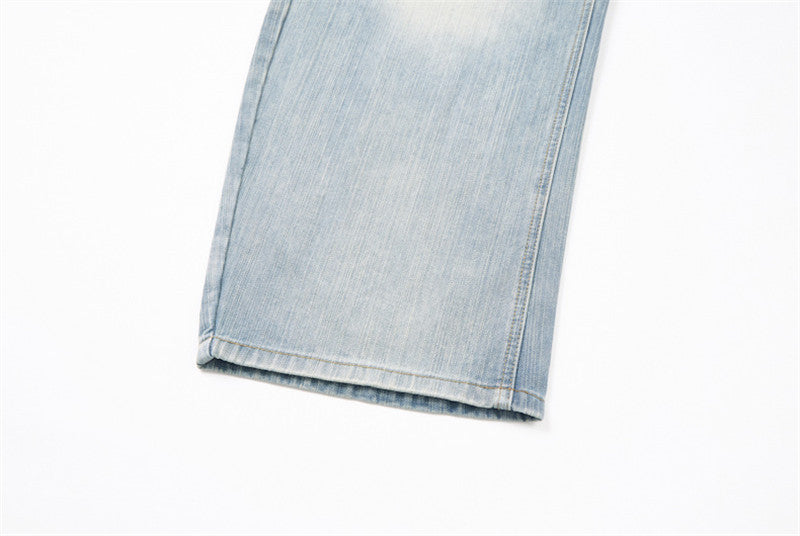 Balloon Leg Vintage Wash Jeans