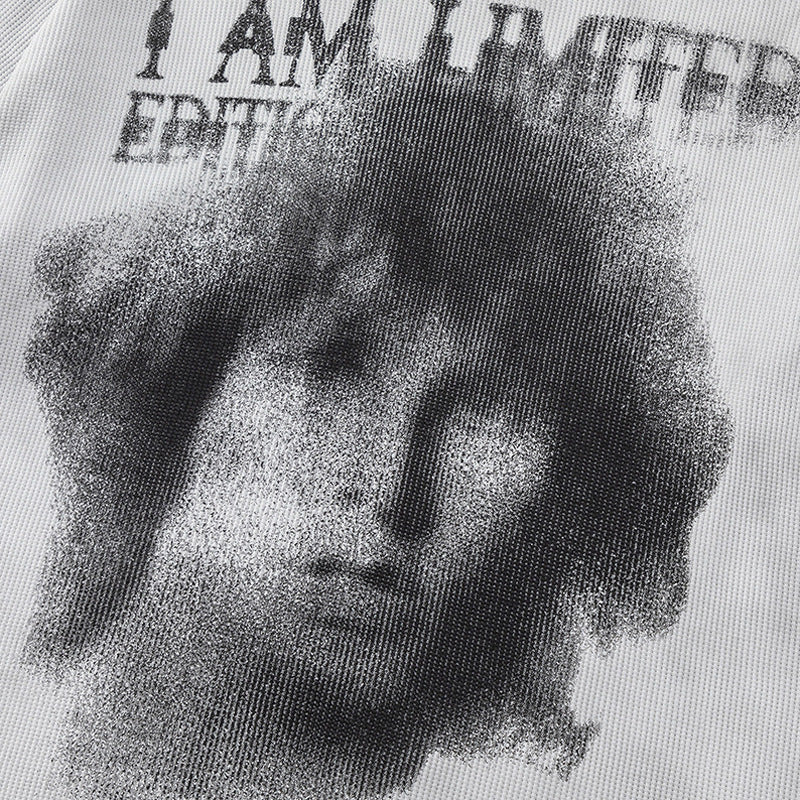 Camiseta de manga larga desgastada de edición limitada