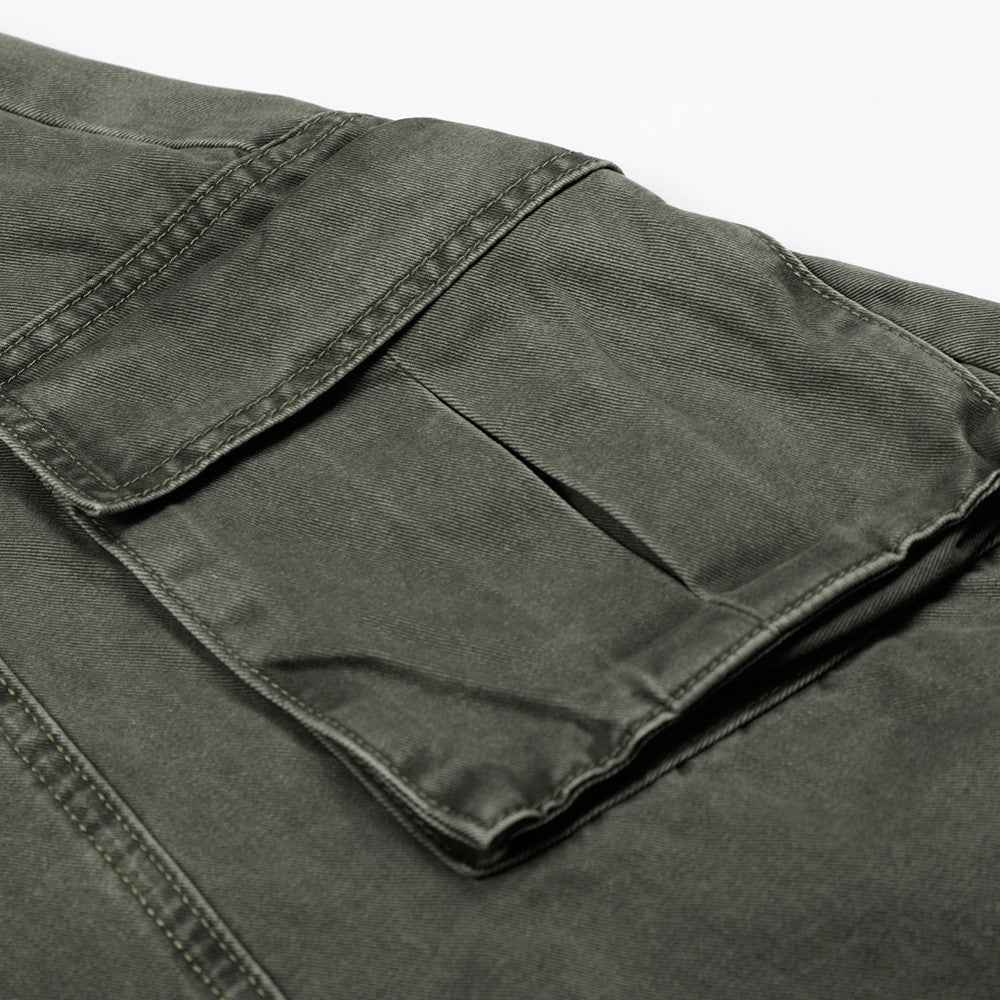 Balloon-Leg Cargo Pants - Wide-Leg