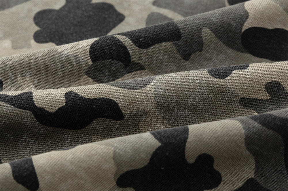 Camiseta estampada de camuflaje
