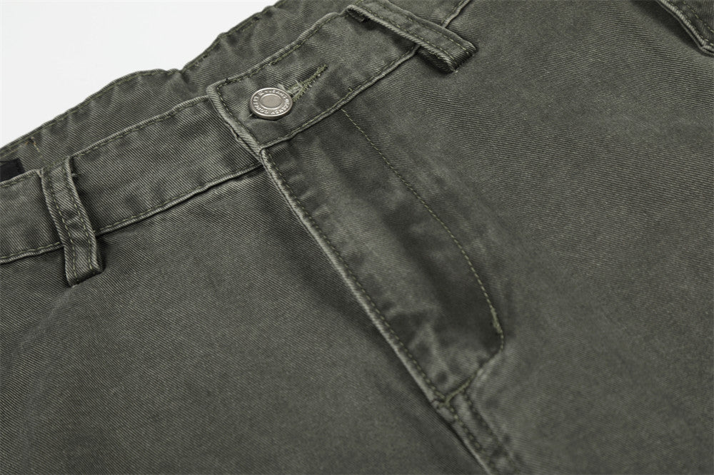 Balloon-Leg Cargo Pants - Wide-Leg