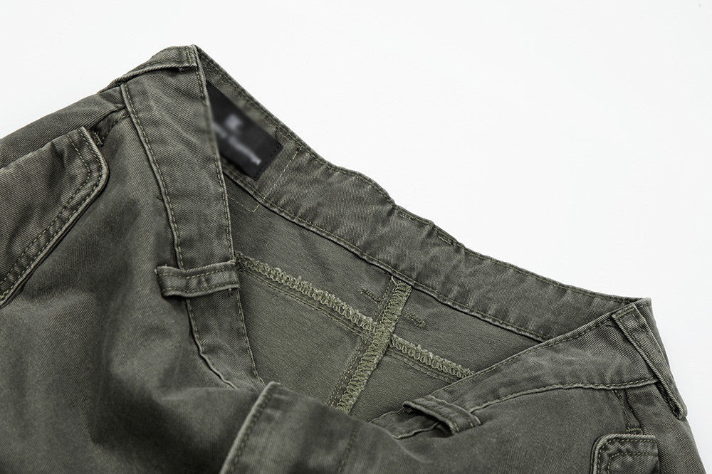Balloon-Leg Cargo Pants - Wide-Leg