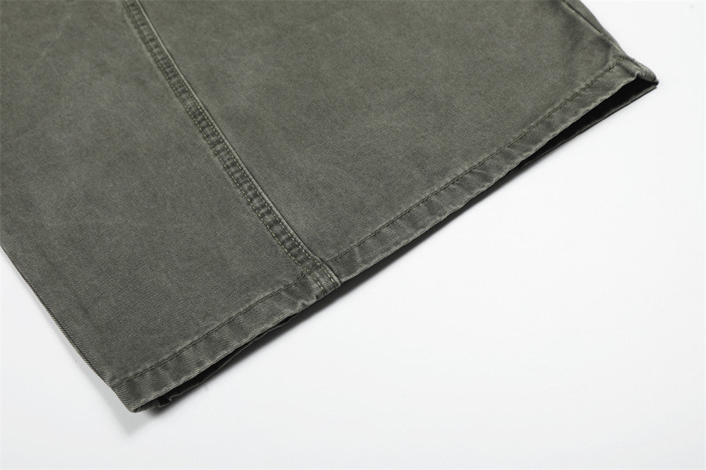 Balloon-Leg Cargo Pants - Wide-Leg